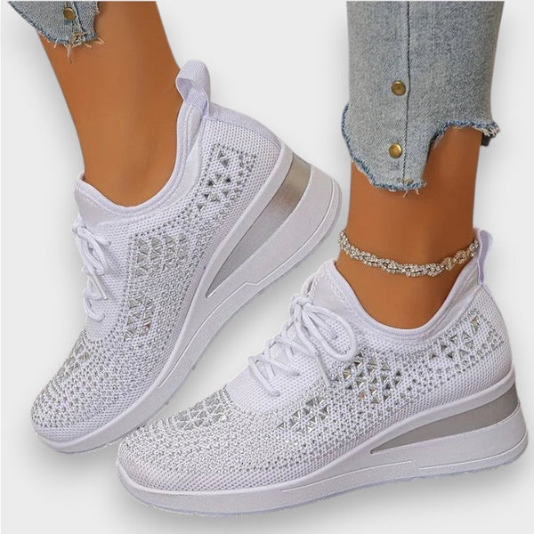 Giselle | Orthopaedic Sneakers with Sparkling Rhinestones